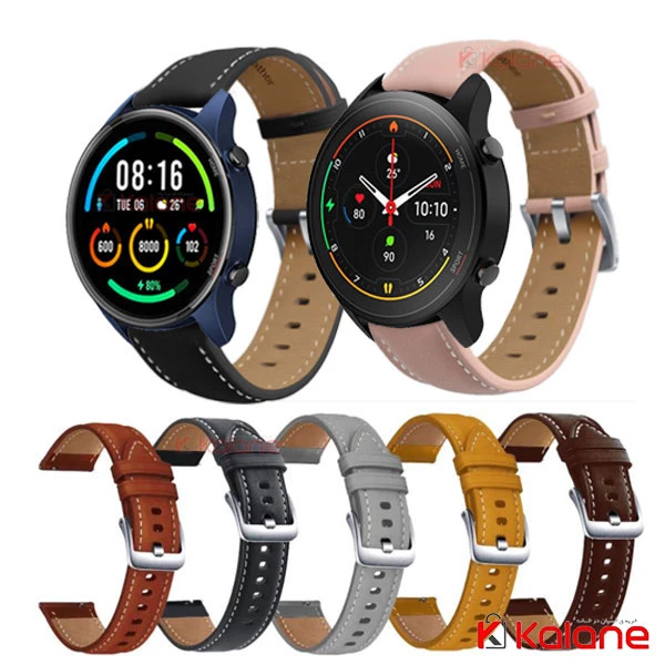 بند چرم ساعت هوشمند Xiaomi Mi Watch XMWTCL02 مدل Premium