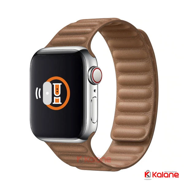 بند چرمی ساعت هوشمند Apple Watch 42/44mm مدل Leather Link