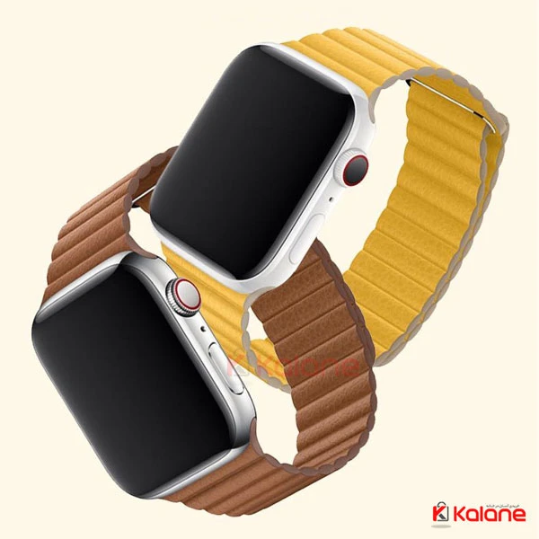 بند چرمی ساعت هوشمند Apple Watch 7 45/49mm مدل Leather Loop