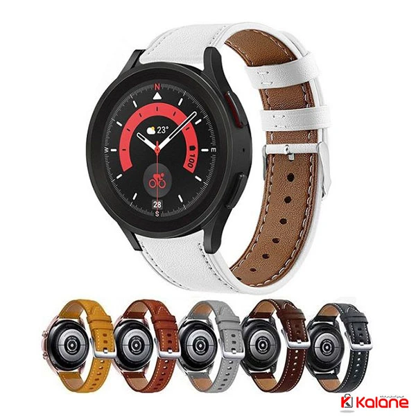 بند چرمی ساعت هوشمند Samsung Galaxy Watch 5 Pro مدل Premium