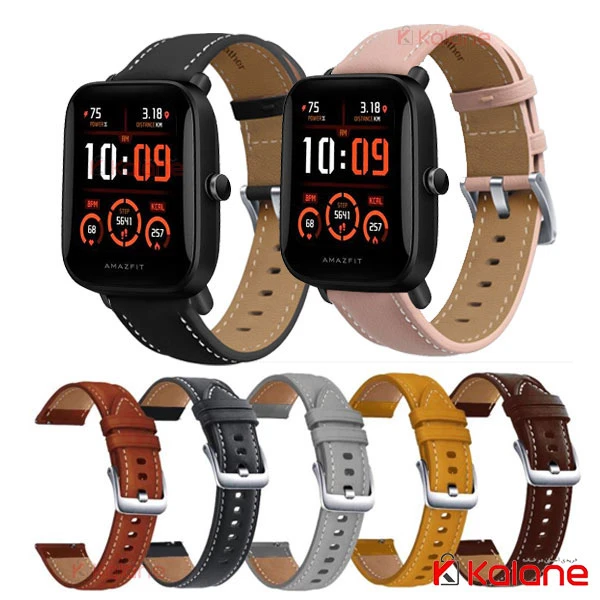 بند چرمی ساعت هوشمند Xiaomi Amazfit Bip U Pro مدل Premium