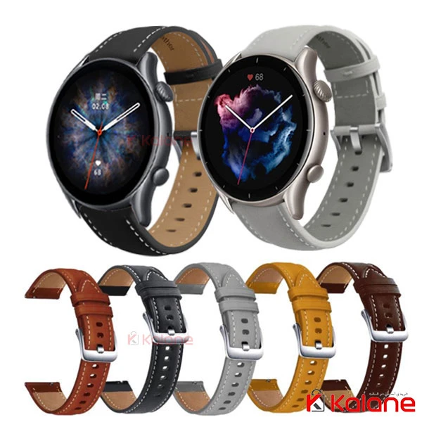 بند چرمی ساعت هوشمند Xiaomi Amazfit GTR 3 مدل Premium