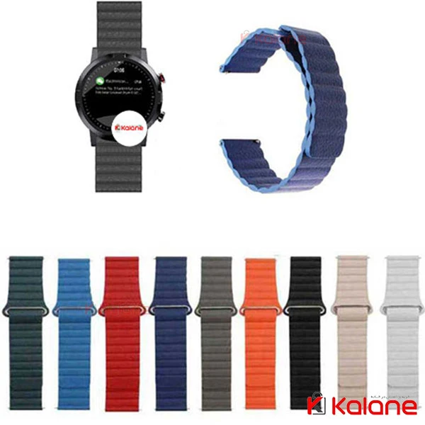 بند چرمی ساعت هوشمند Xiaomi Haylou RT LS05S مدل Leather Loop