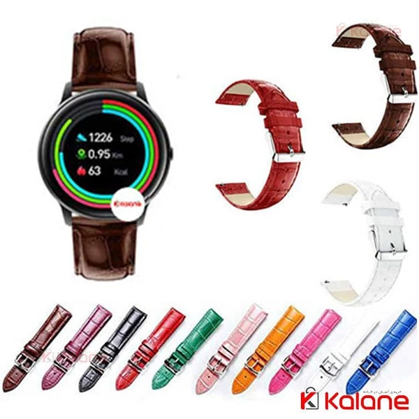 بند چرمی ساعت هوشمند Xiaomi IMILAB KW66 مدل Alligator