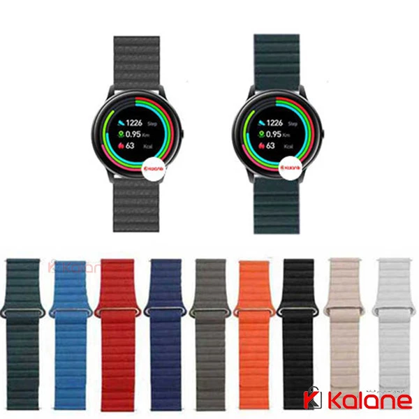 بند چرمی ساعت هوشمند Xiaomi IMILAB KW66 مدل Leather Loop