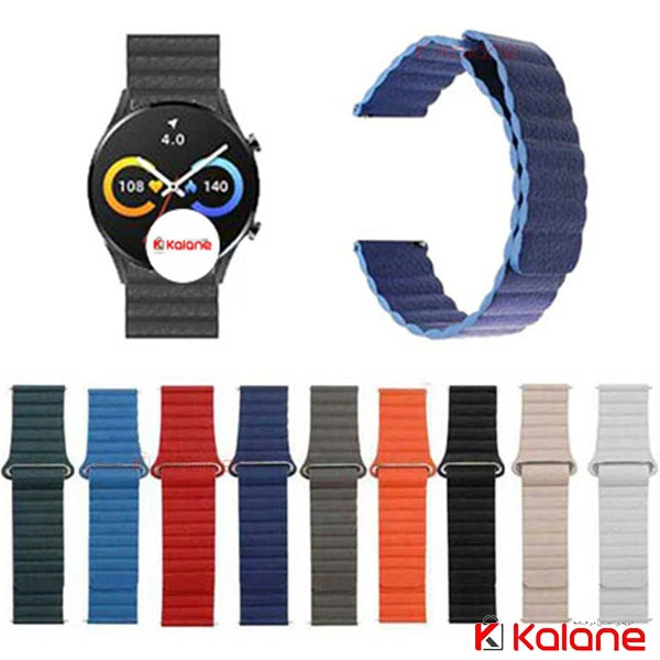 بند چرمی ساعت هوشمند Xiaomi IMILAB W12 مدل Leather Loop