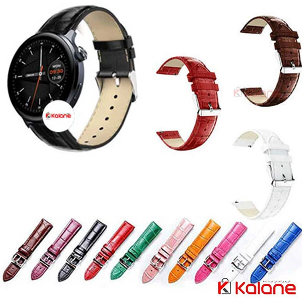 بند چرمی ساعت هوشمند Xiaomi Mibro Lite 2 مدل Alligator