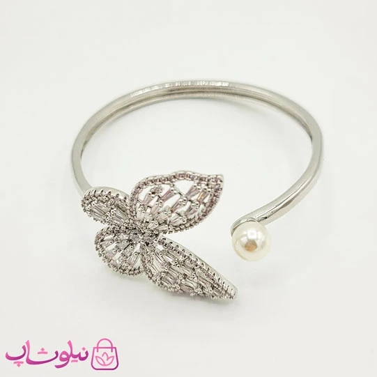 بنگل دخترانه YSX مدل پروانه نقره ای کد 4991