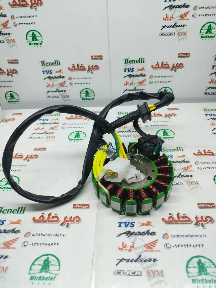 بوبین (دستگاه) سیم پیچی برق موتور تریل روان و بنلی 150 و 180 (18 بوبین)
