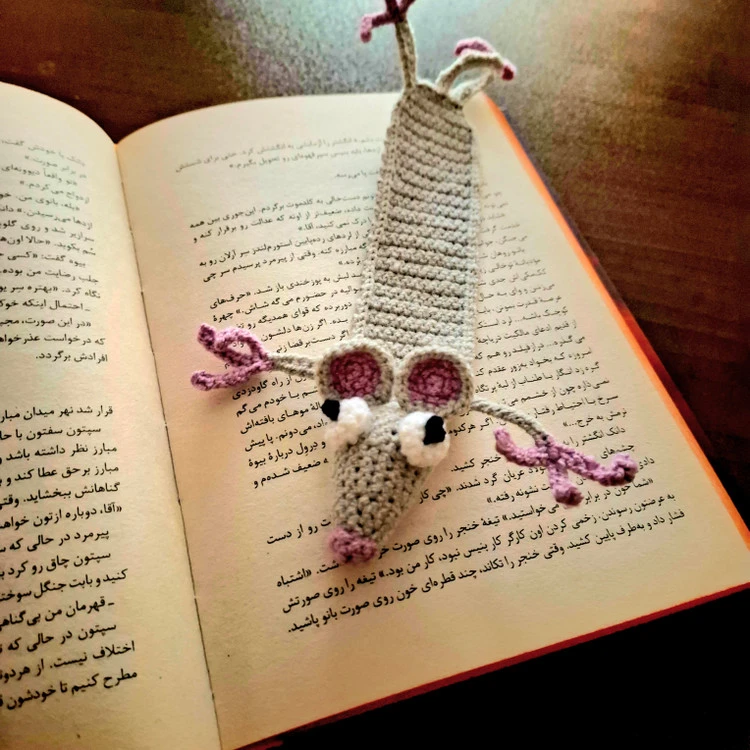 بوکمارک نشانگر کتاب فانتری مدل موش