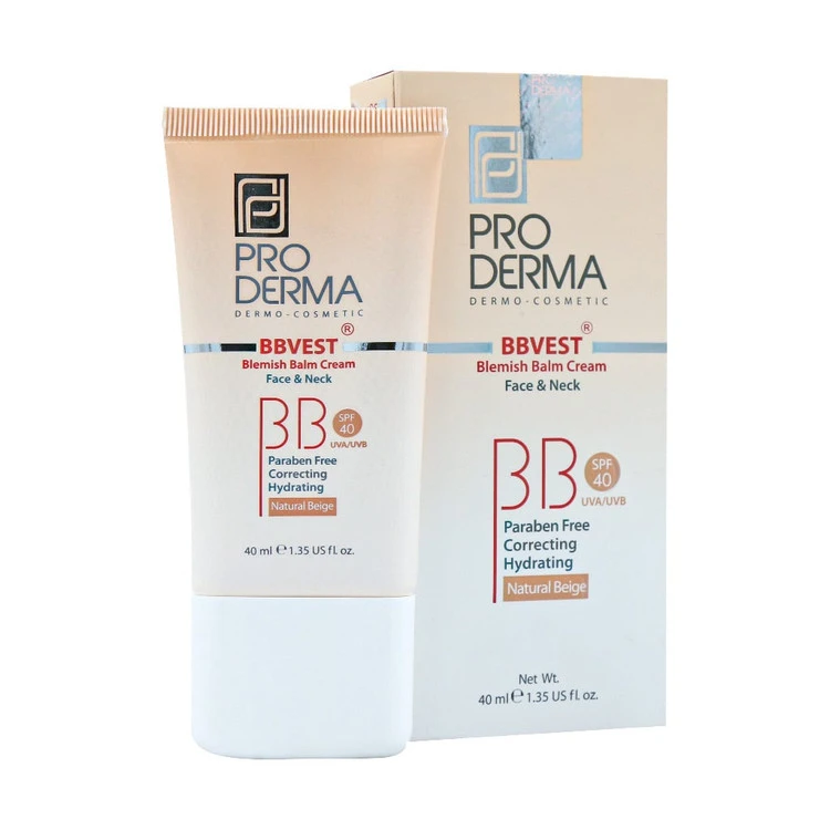 بی بی کرم SPF40 پرودرما مناسب پوست های چرب و جوشدار 40 میلی لیتر