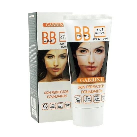 بی بی کرم گابرینی GABRINI BB CREAM رنگ روشن لایت حجم 50 میل