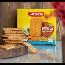 بیسکویت پذیرایی 750 گرمی فرخنده با طعم نارگیلی