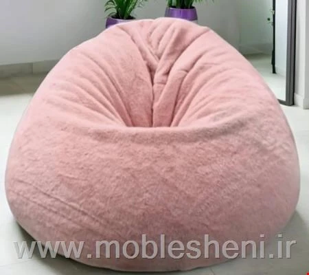 بین بگ الیافی، تک‌نفره باروکش خز خرگوشی صورتی