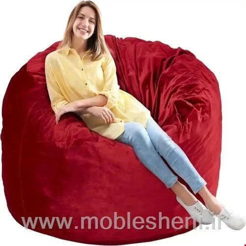 بین بگ الیافی، مدل استوانه باروکش مخمل قرمز