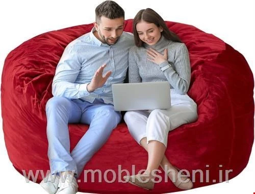 بین بگ الیافی. مدل استوانه بزرگ باروکش مخمل