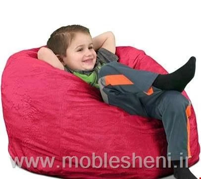 بین بگ الیافی کودک و نوجوان ۹۰،مخمل سرخابی