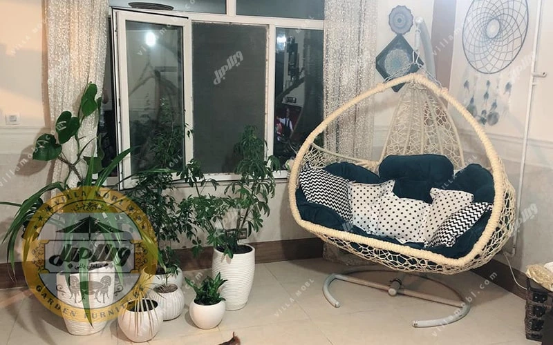 تاب ریلکسی دونفره فضای باز بافت پلی اتیلن
