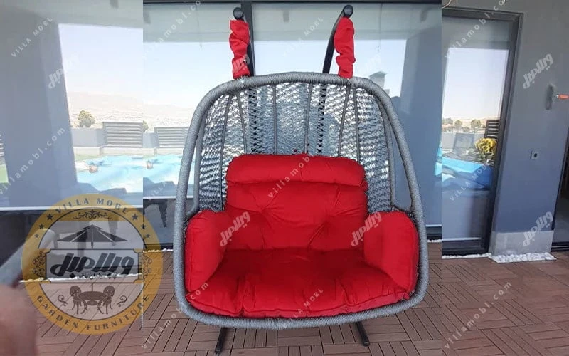 تاب ریلکسی و باغی حصیری مدل دکور آف