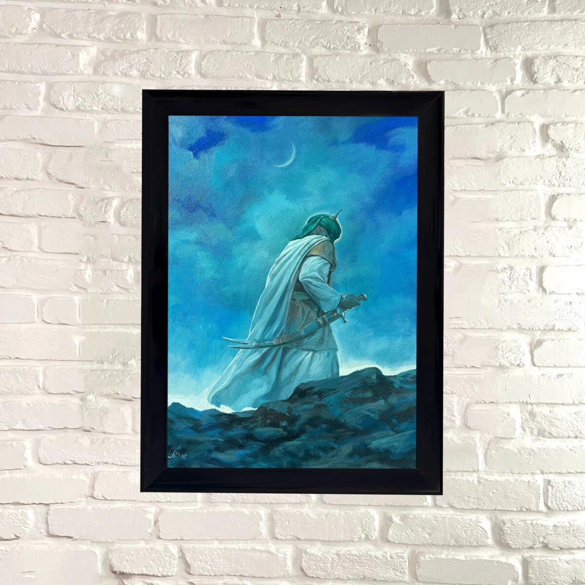 تابلو امیرالمومنین (اثر حسن روح الامین) -با کیفیت درجه یک