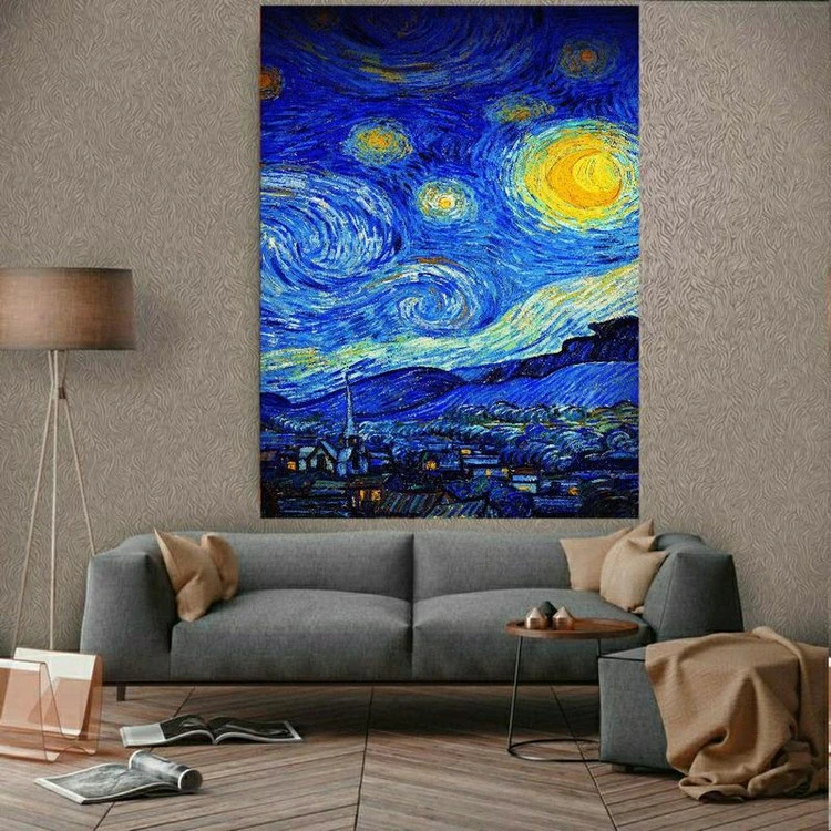 تابلو بوم جذاب طرح ون گوگ