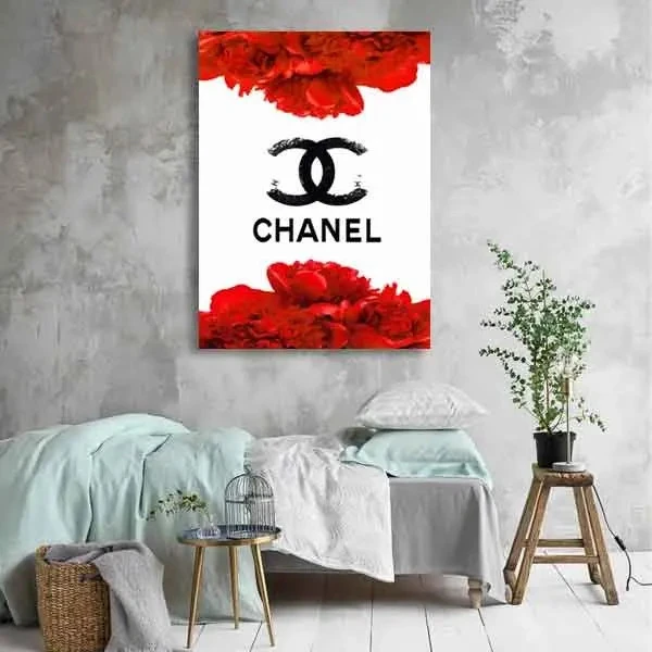 تابلو بوم چاپی لاویا طرح آبستره رنگی کد ART-3168
