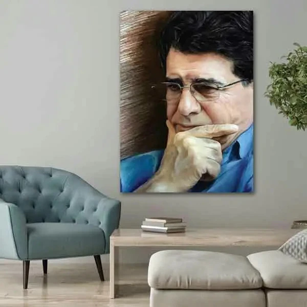 تابلو بوم چاپی لاویا طرح استاد شجریان کد ART-1364