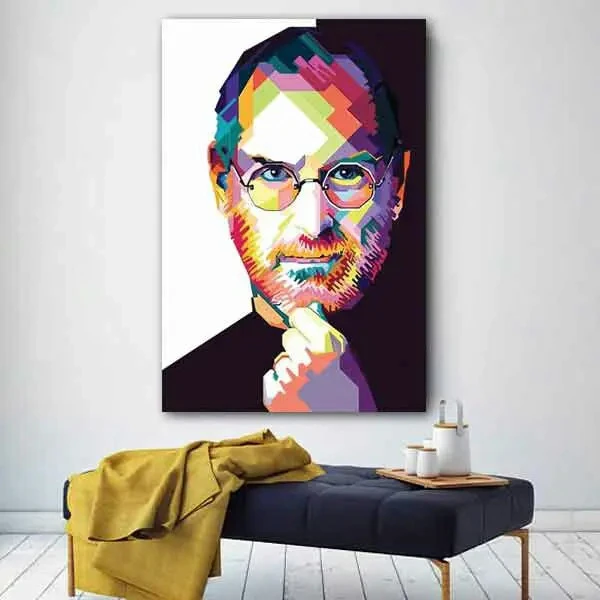 تابلو بوم چاپی لاویا طرح استیوز جابز کد ART-1255