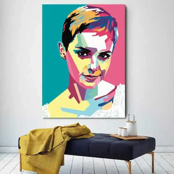 تابلو بوم چاپی لاویا طرح اماواتسون کد ART-847