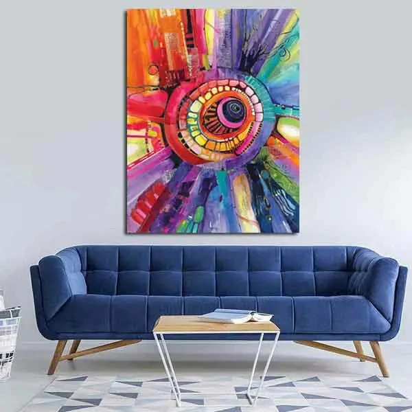 تابلو بوم چاپی لاویا طرح انتزاعی کد ART-1163