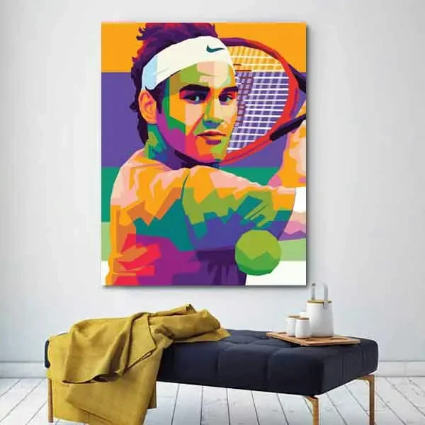 تابلو بوم چاپی لاویا طرح تنیس کد ART-1272