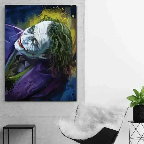 تابلو بوم چاپی لاویا طرح جوکر کد ART-778