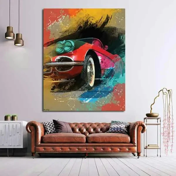 تابلو بوم چاپی لاویا طرح خودرو کد ART-1020