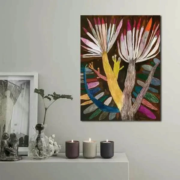 تابلو بوم چاپی لاویا طرح درخت کد ART-2663