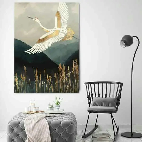 تابلو بوم چاپی لاویا طرح پرستو کد ART-784