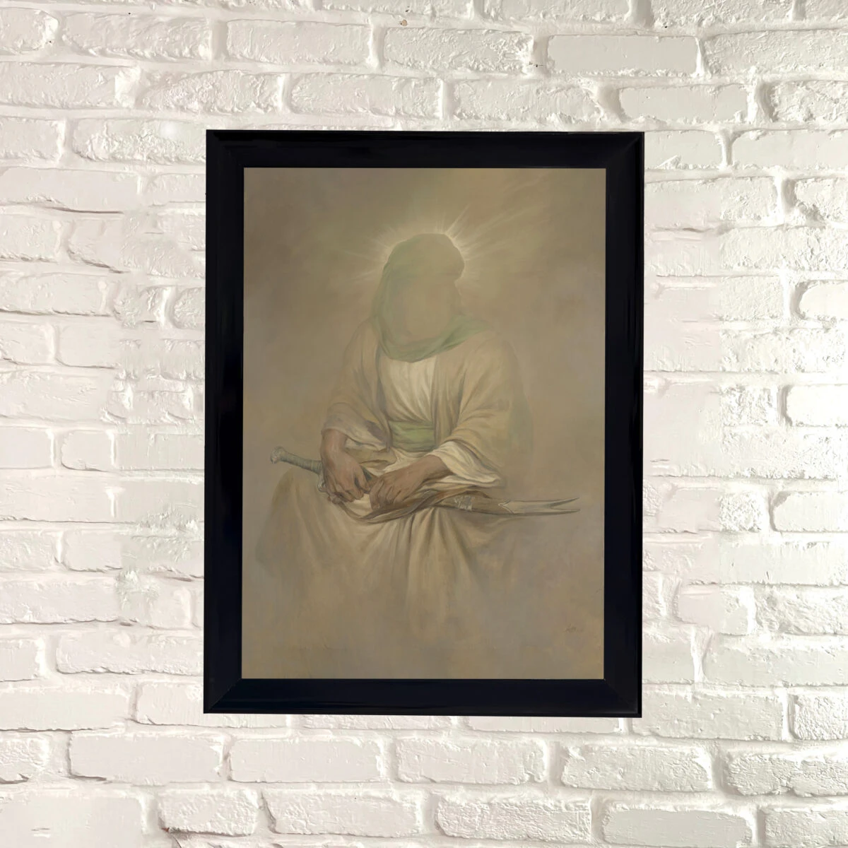 تابلو عرش نشین (اثر حسن روح الامین) -با کیفیت درجه یک