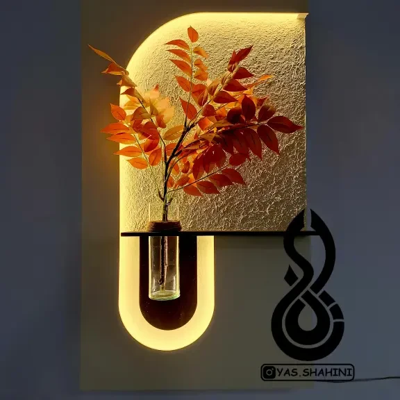 تابلو منحنی با جای دکور