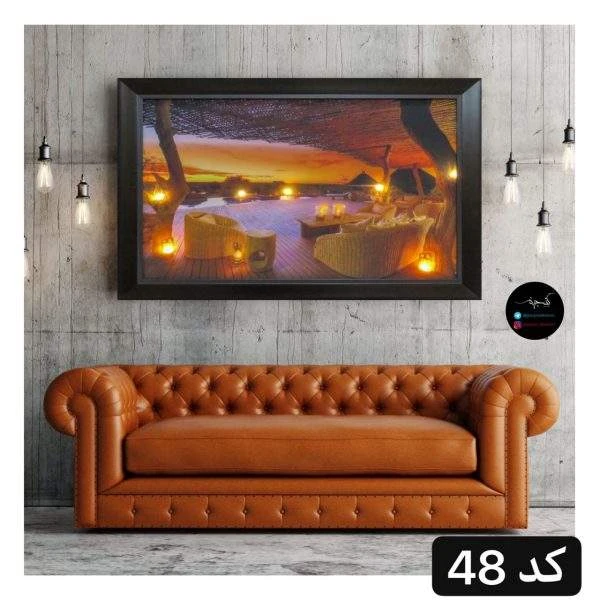 تابلو چراغدار ساحلی