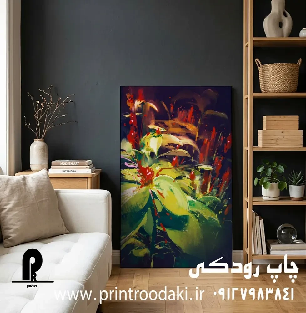 تابلو کنواس نقاشی ابرنگی