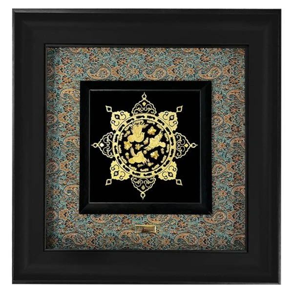 تابلوطلاکوب شمسه ترمه(۴۴*۴۴)