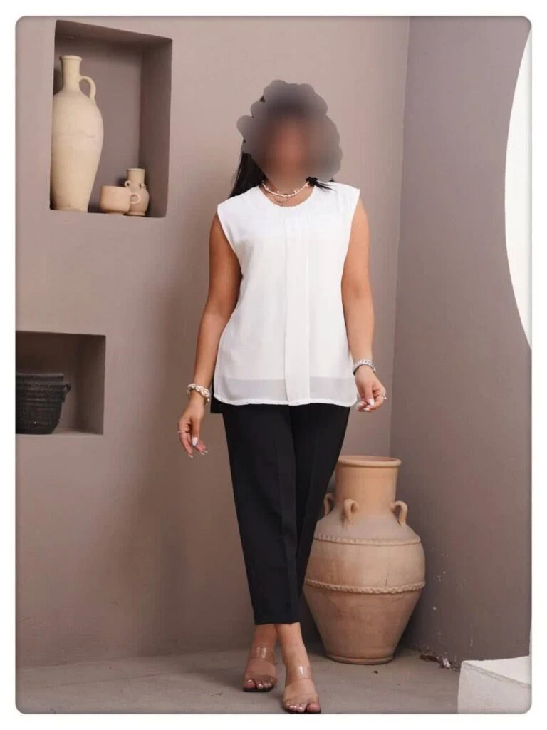 تاپ حریر شیفون مجلسی