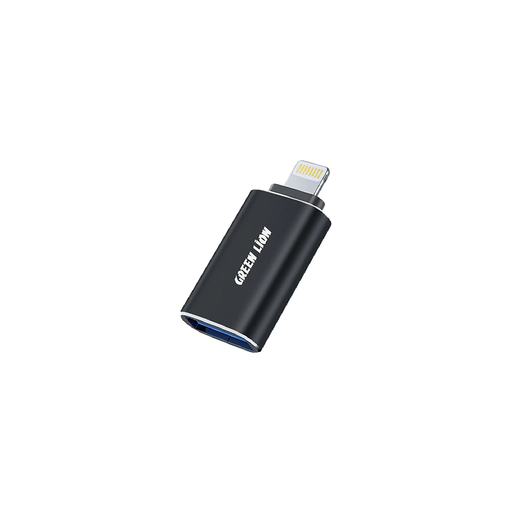 تبدیل OTG لایتنینگ به USB گرین لاین مدل Green Lion GNLOTGBK