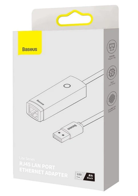 تبدیل USB به پورت شبکه بیسوس مدل BS-OH001 طول 20 سانتی متر