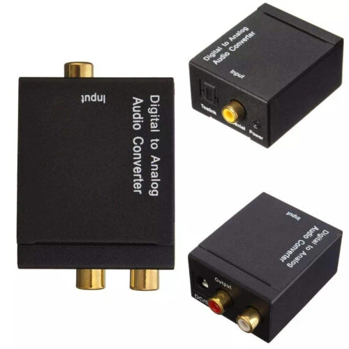 تبدیل صدا دیجیتال اپتیکال به آنالوگ Convert digital optical audio to analog AUX-RCA