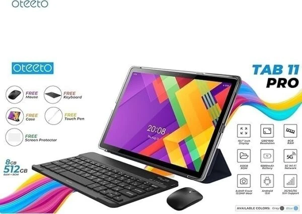 تبلت اوتتو 11Pro 5G | حافظه 512 رم 8 گیگابایت