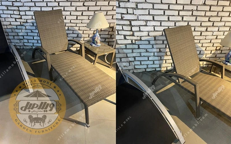 تخت استخری حصیری مدل تراس