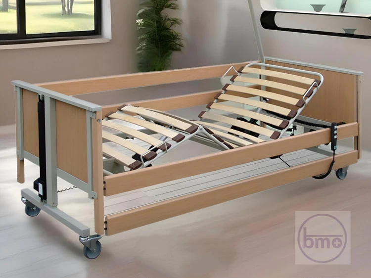 تخت بستری فول برقی چوبی، صندلی شو خانگی LUNA MEDICAL FH4