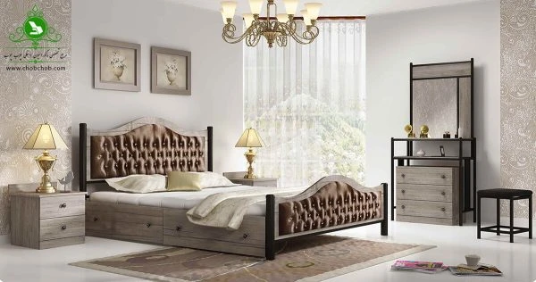 تخت خواب دو نفره مدل سارینا