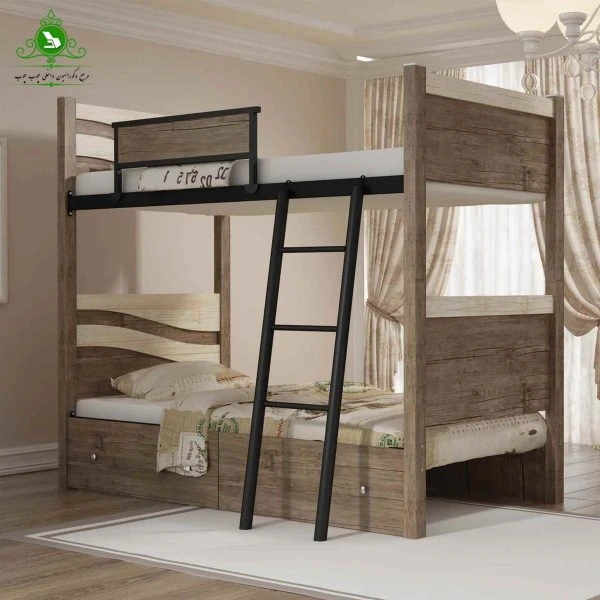 تخت خواب دوطبقه آریا