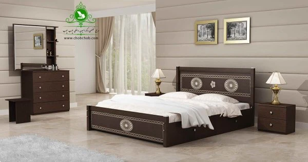تخت خواب دونفره موکا